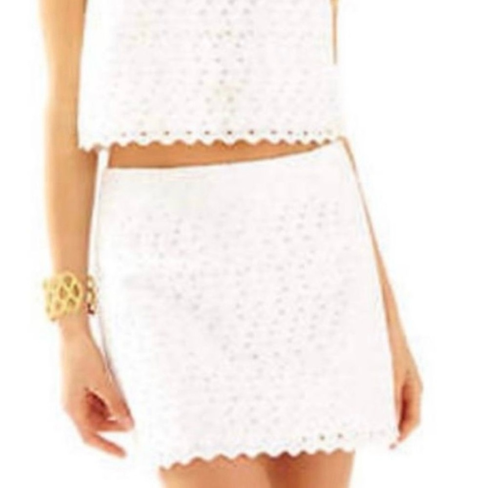 Lilly Pulitzer Eyelet Skirt